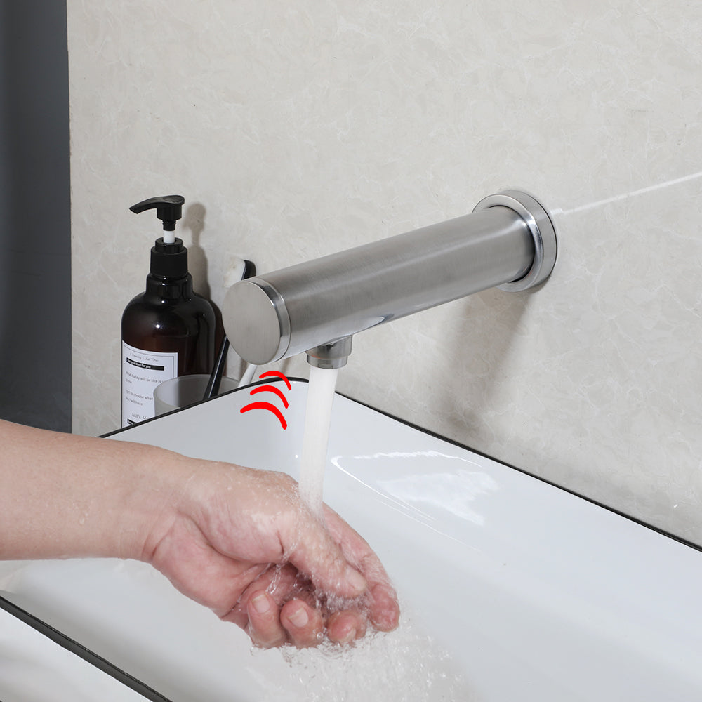 Sensomatica Sensor-Wasserhahnstange 225 mm, Nickel gebürstet