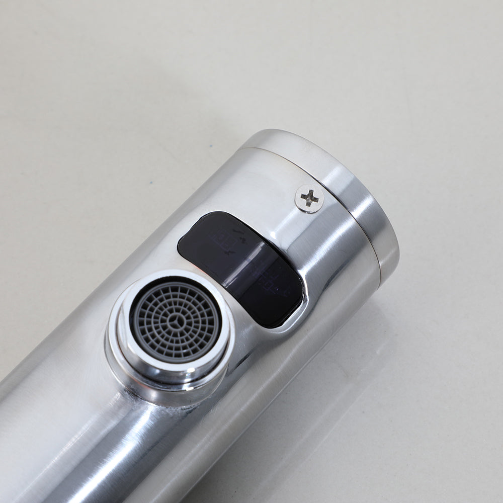 Sensomatica Sensor-Wasserhahnstange 225 mm, Nickel gebürstet