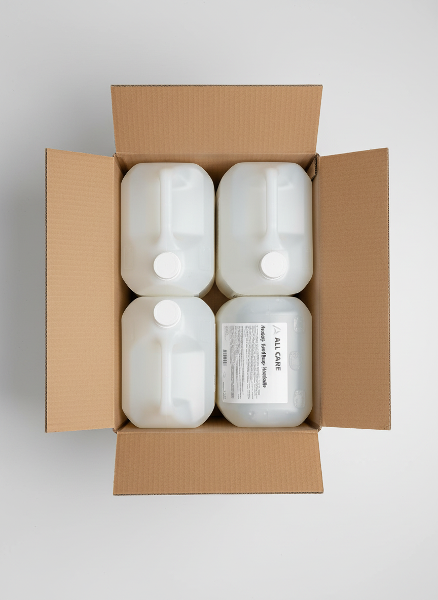 All Care Handzeep Navulling 4x5L Omdoos | Fris geparfumeerde parelmoer zeep