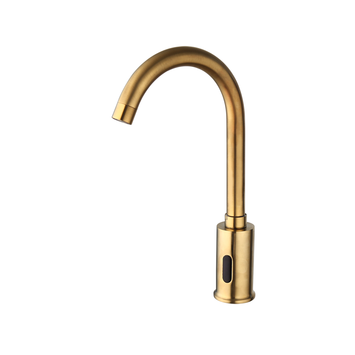 Sensomatica Alto Sensorarmatur in gebürstetem Gold, Kaltwassermodell