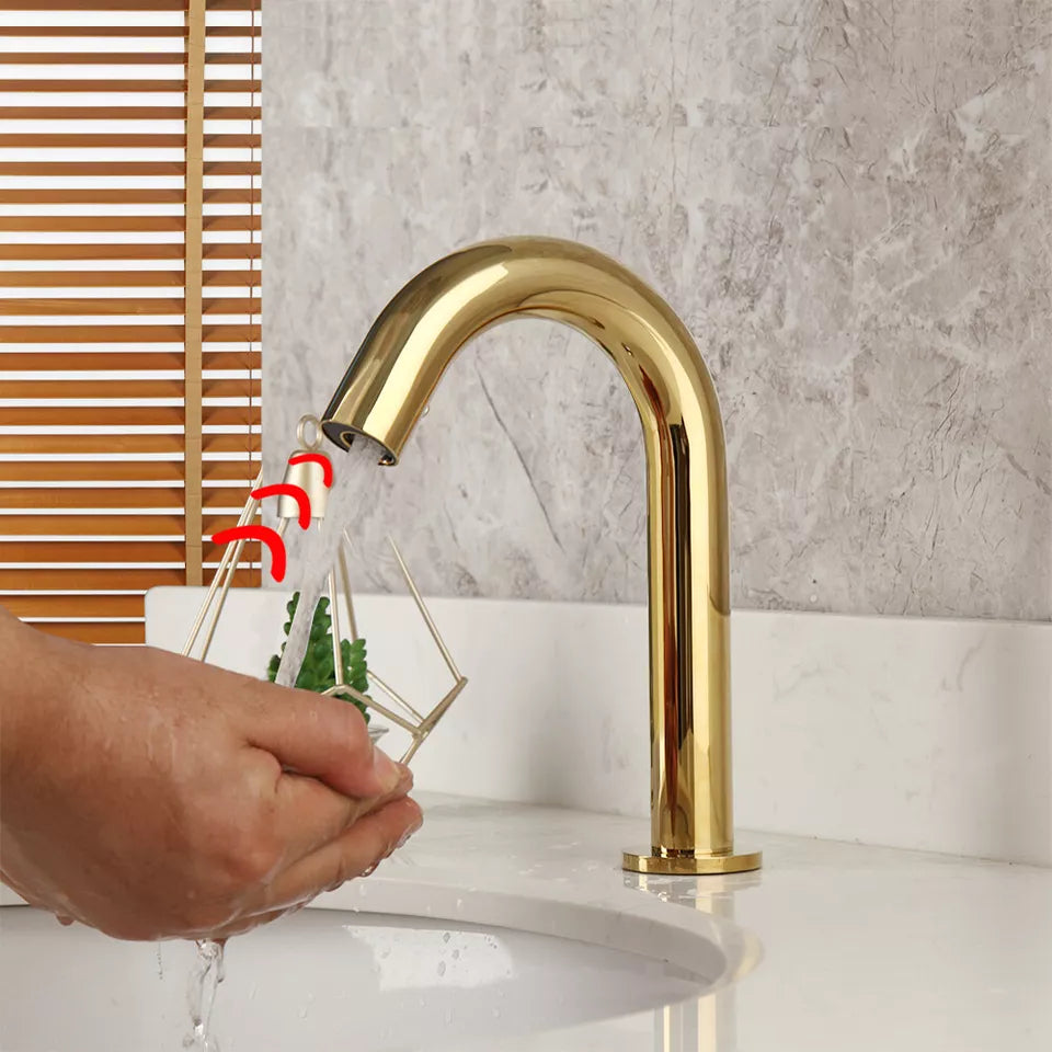 Sensomatica Sensor Wasserhahn Cesaro Gold 190MM – Kaltwassermodell