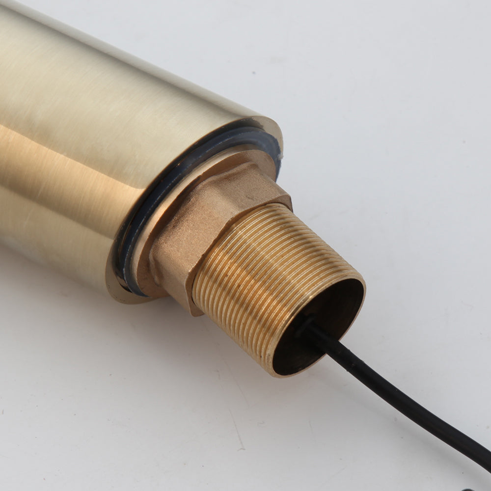 Sensomatica Corto Sensor-Wasserhahn aus gebürstetem Gold – Kaltes Modell