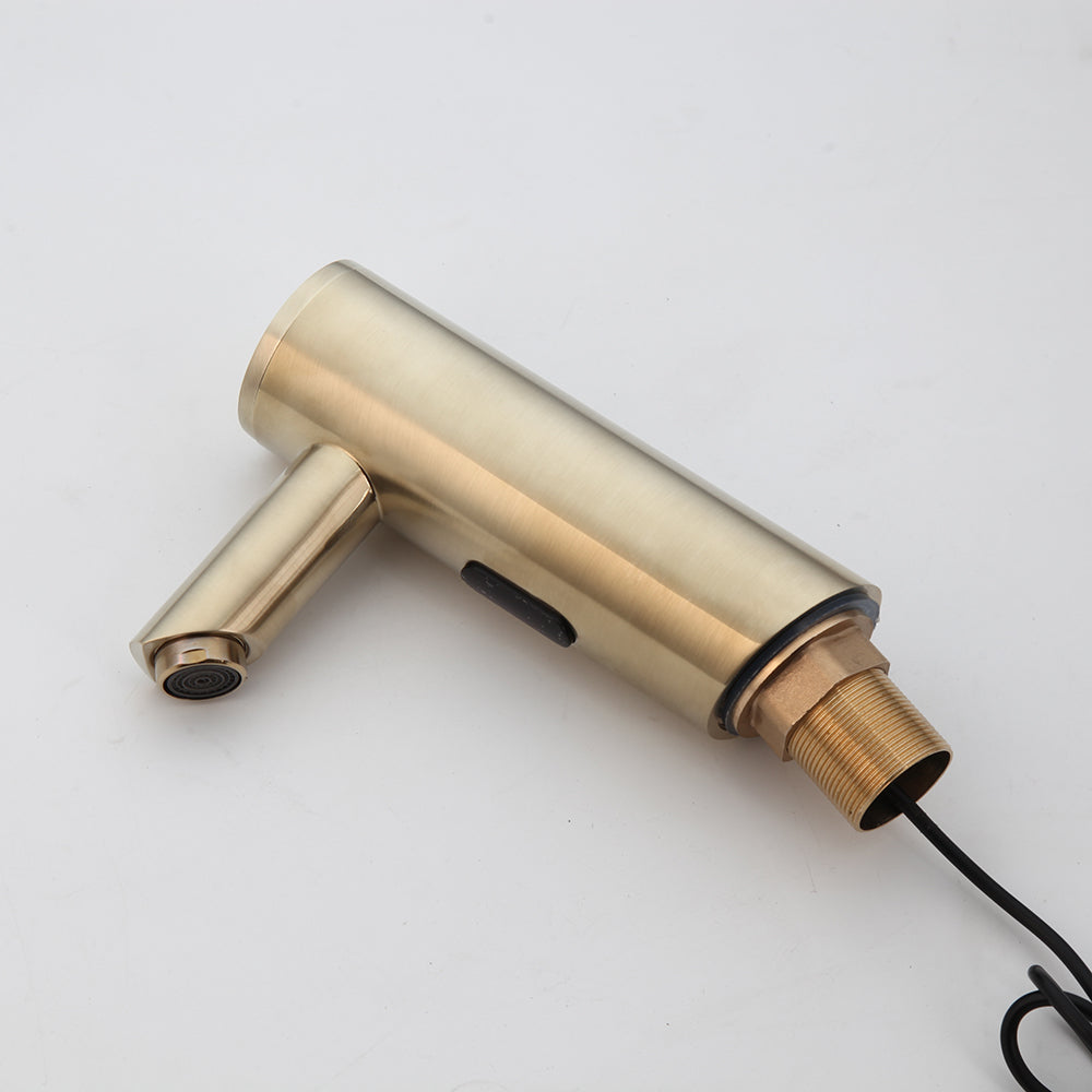 Sensomatica Corto Sensor-Wasserhahn aus gebürstetem Gold – Kaltes Modell