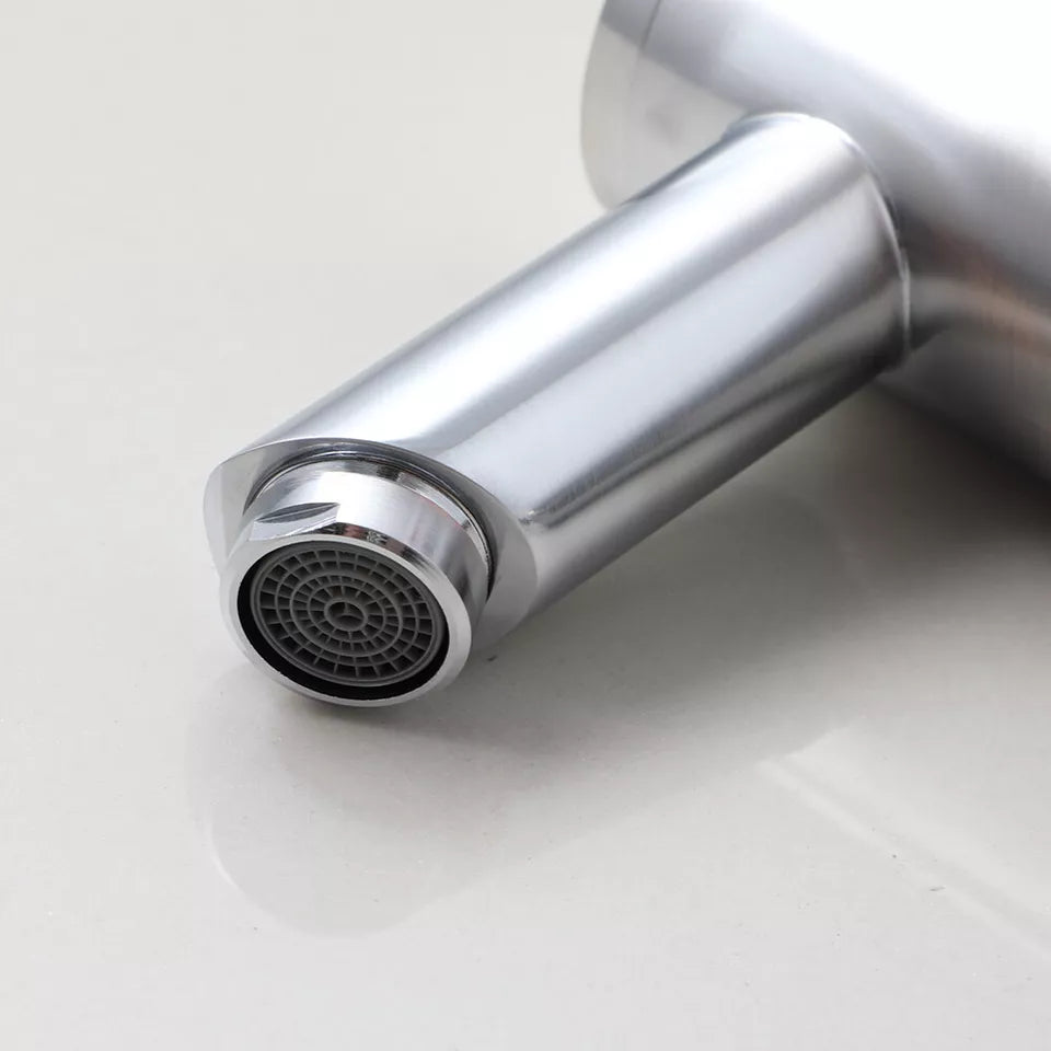 Sensomatica Corto Sensor-Wasserhahn aus gebürstetem Nickel – Kaltwassermodell