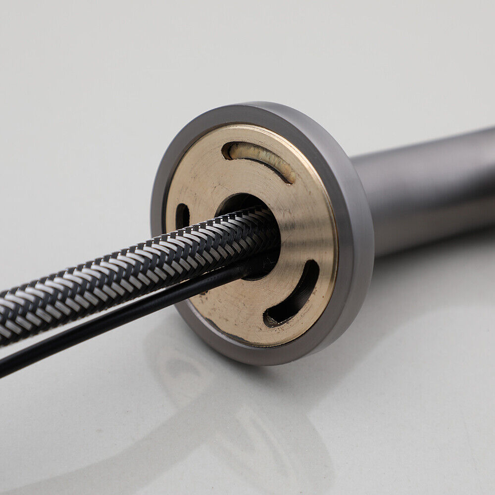 Sensomatica Pesaro Gun Metal Sensor Wasserhahn – kurzes Modell 90 mm