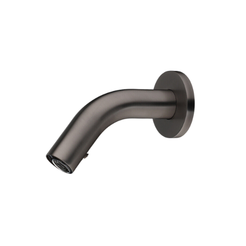 Sensomatica Pesaro Gun Metal Sensor Wasserhahn – kurzes Modell 90 mm