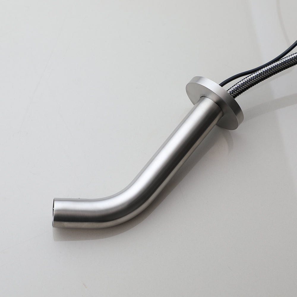 Sensomatica Pesaro gebürstetes Nickel kurzes Modell 130 mm