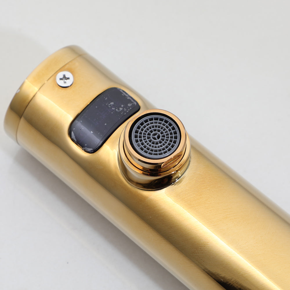 Sensomatica Sensor-Hahnstange 150 mm Gold