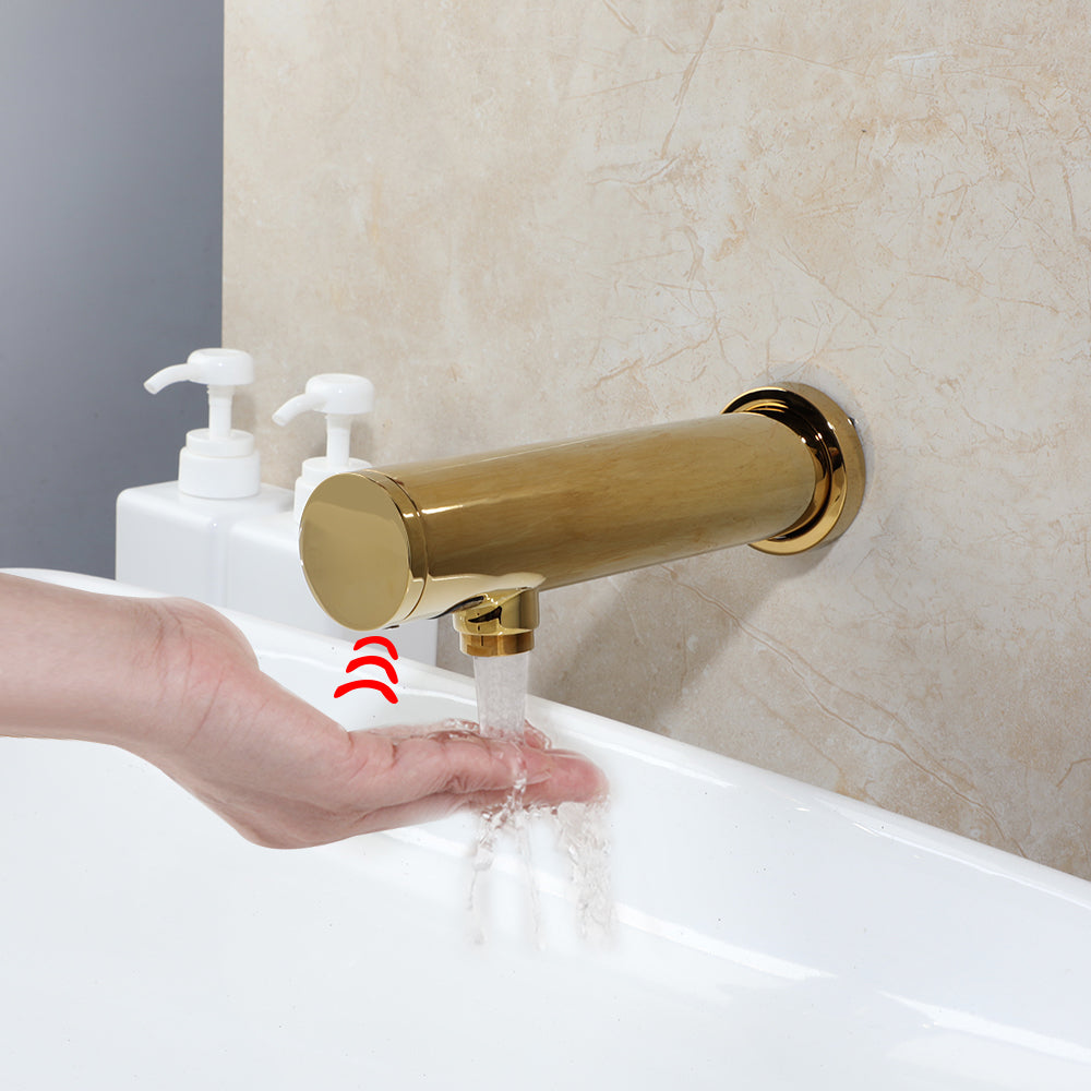 Sensomatica Sensor-Hahnstange 150 mm Gold
