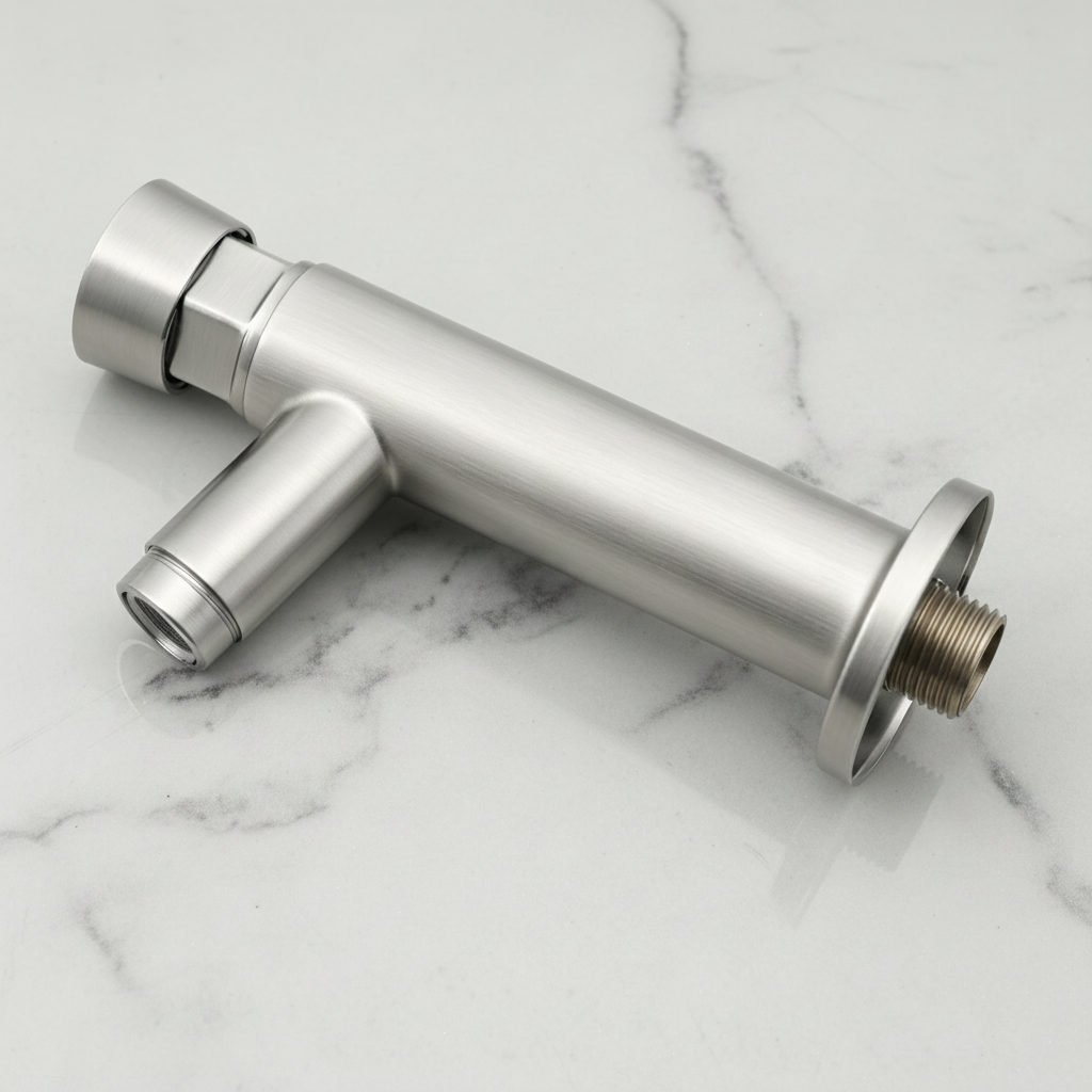Sensomatica Verto zelfsluitende drukknop wandkraan 150 mm