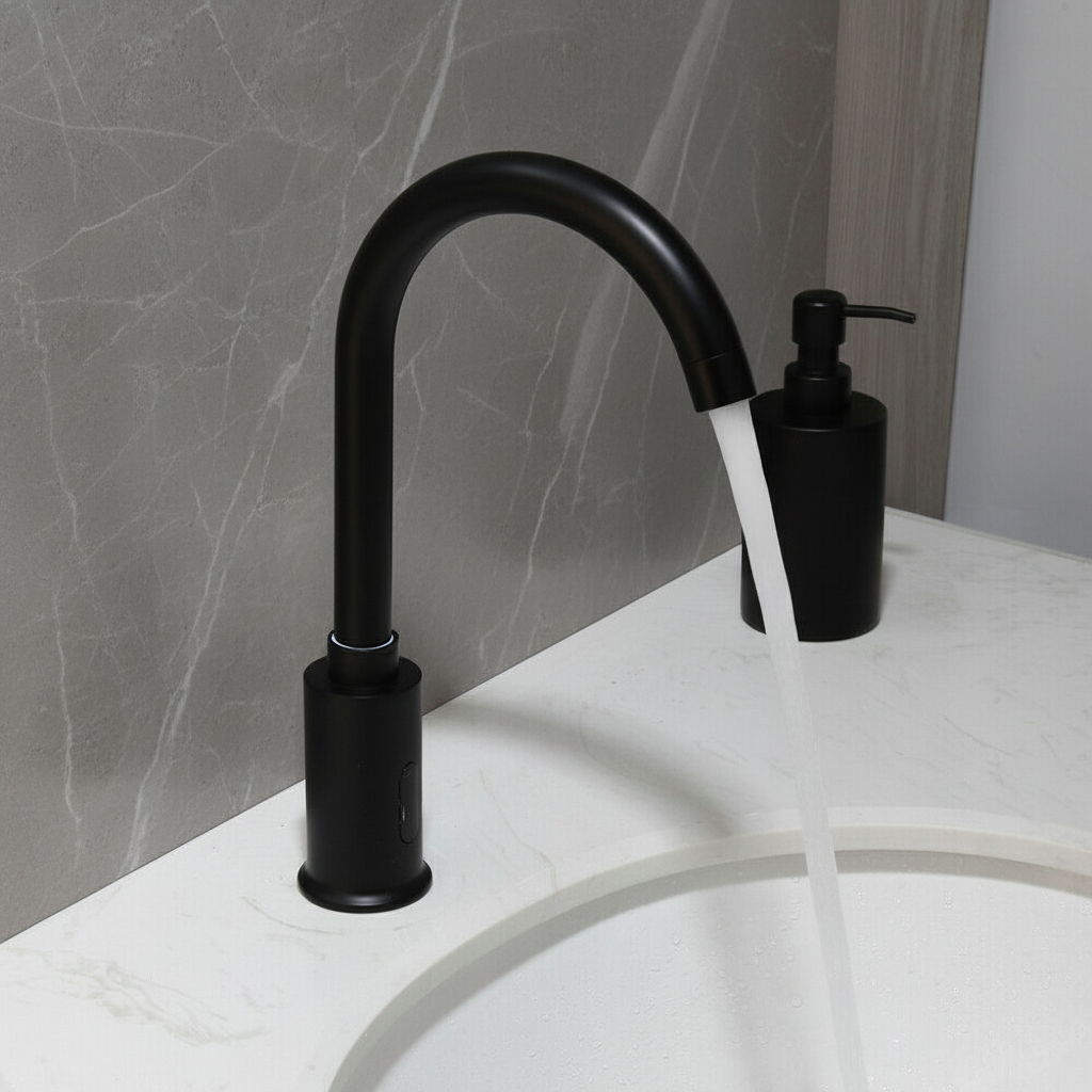 Alto black sensor tap
