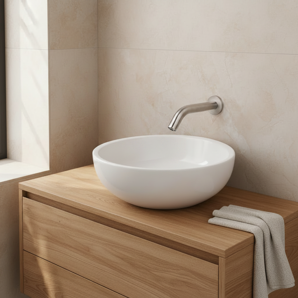 Pesaro brushed nickel short model 130 MM