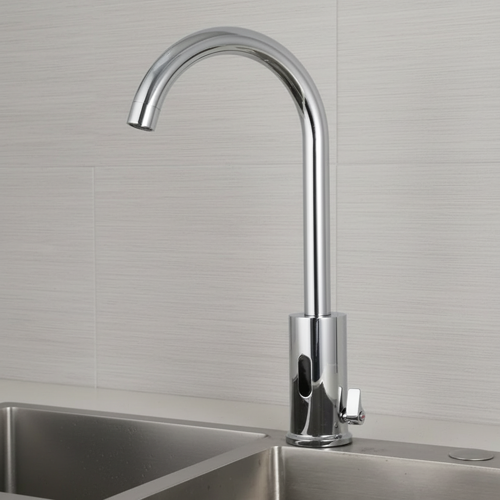 Sensomatica Alto Hot & Cold Chrome Sensor Tap