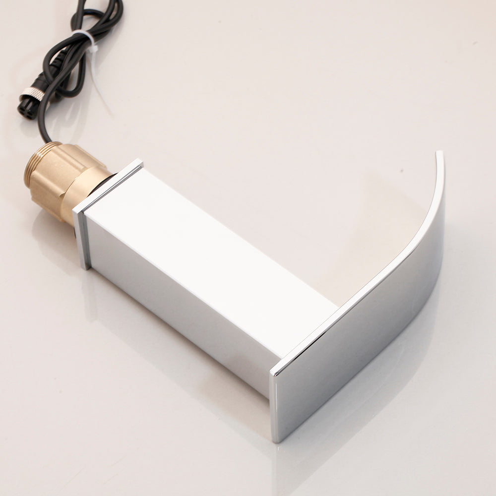 Sensomatica Sensor Wasserhahn gebogen Chrom