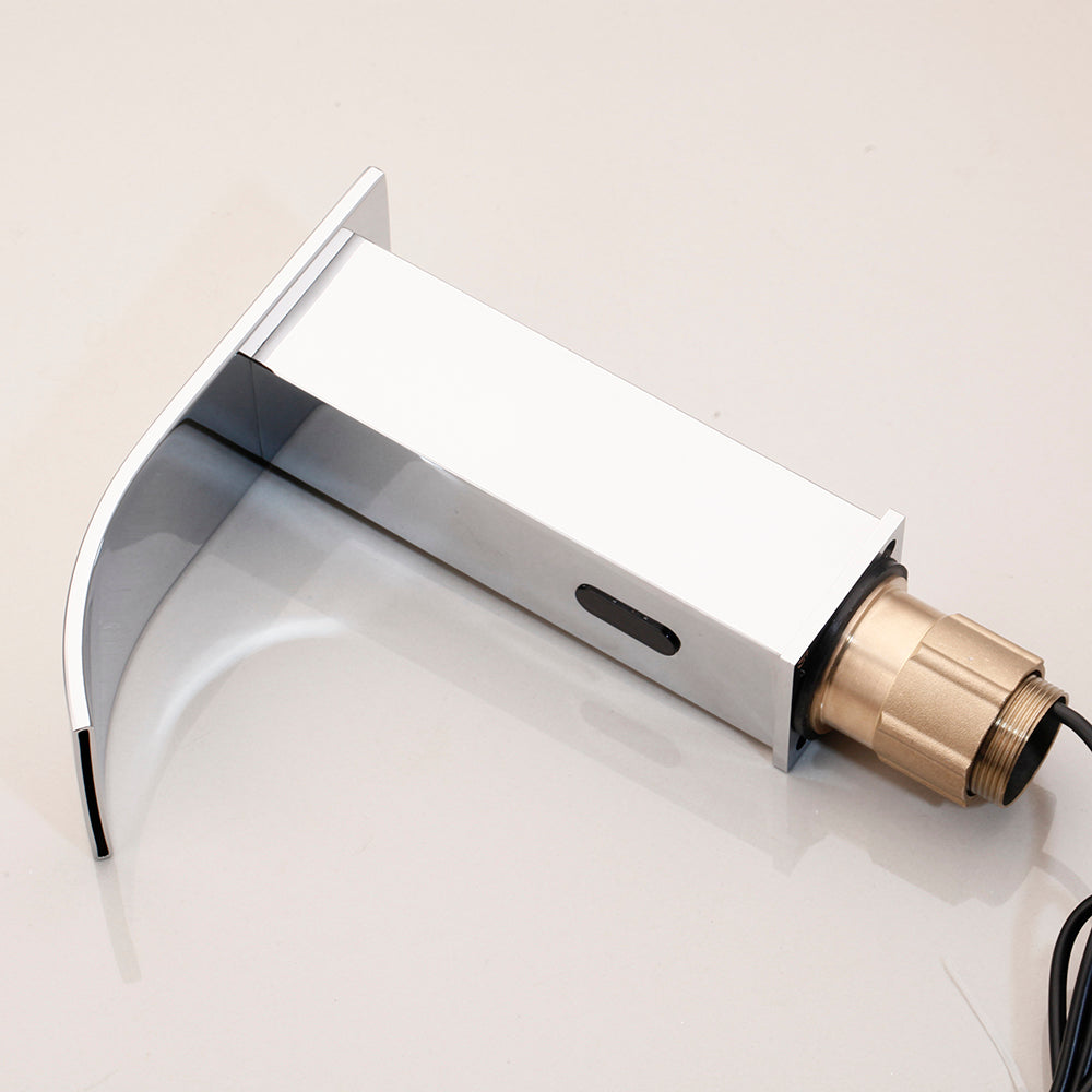 Sensomatica Sensor Wasserhahn gebogen Chrom