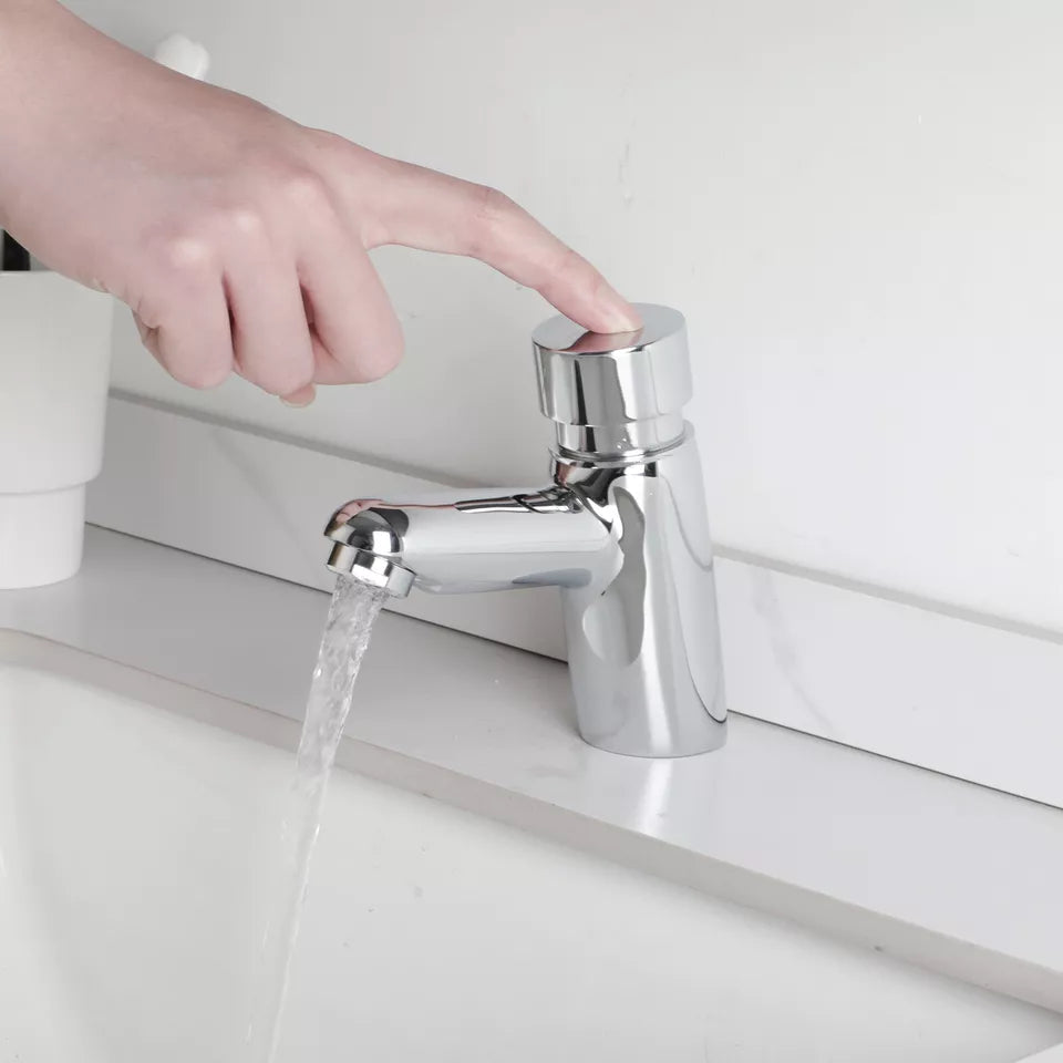 Sensomatica Selbstschluss-Wasserhahn - Chrom