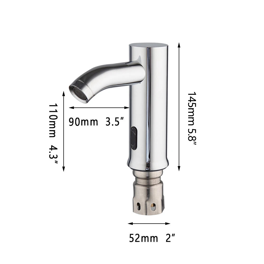 Sensomatica – Chrom-Sensor-Waschtischarmatur