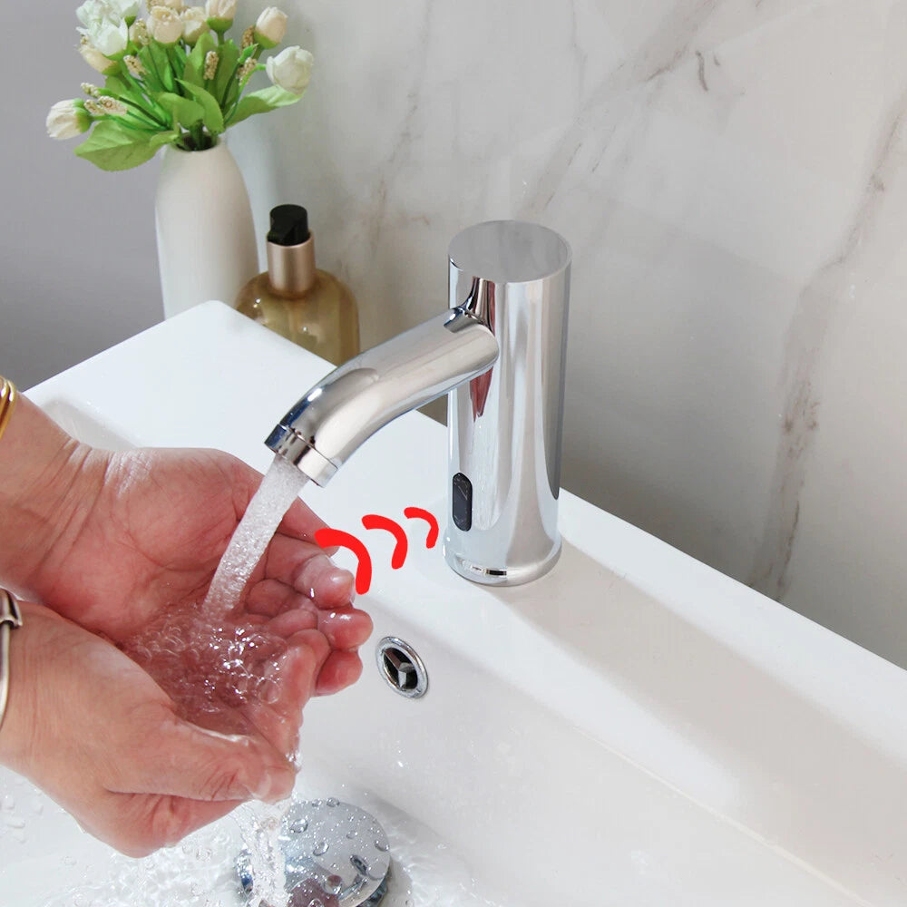 Sensomatica – Chrom-Sensor-Waschtischarmatur