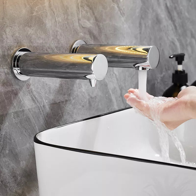 Sensomatica Napoli All-in-1 Sensor-Wasserhahn mit Sensor-Seifenspender und Händetrockner