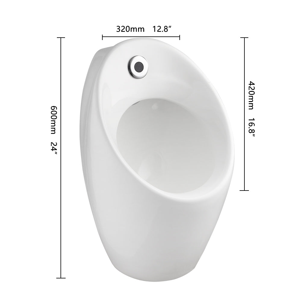 Sensomatica urinoir wit met geïntegreerde sensor