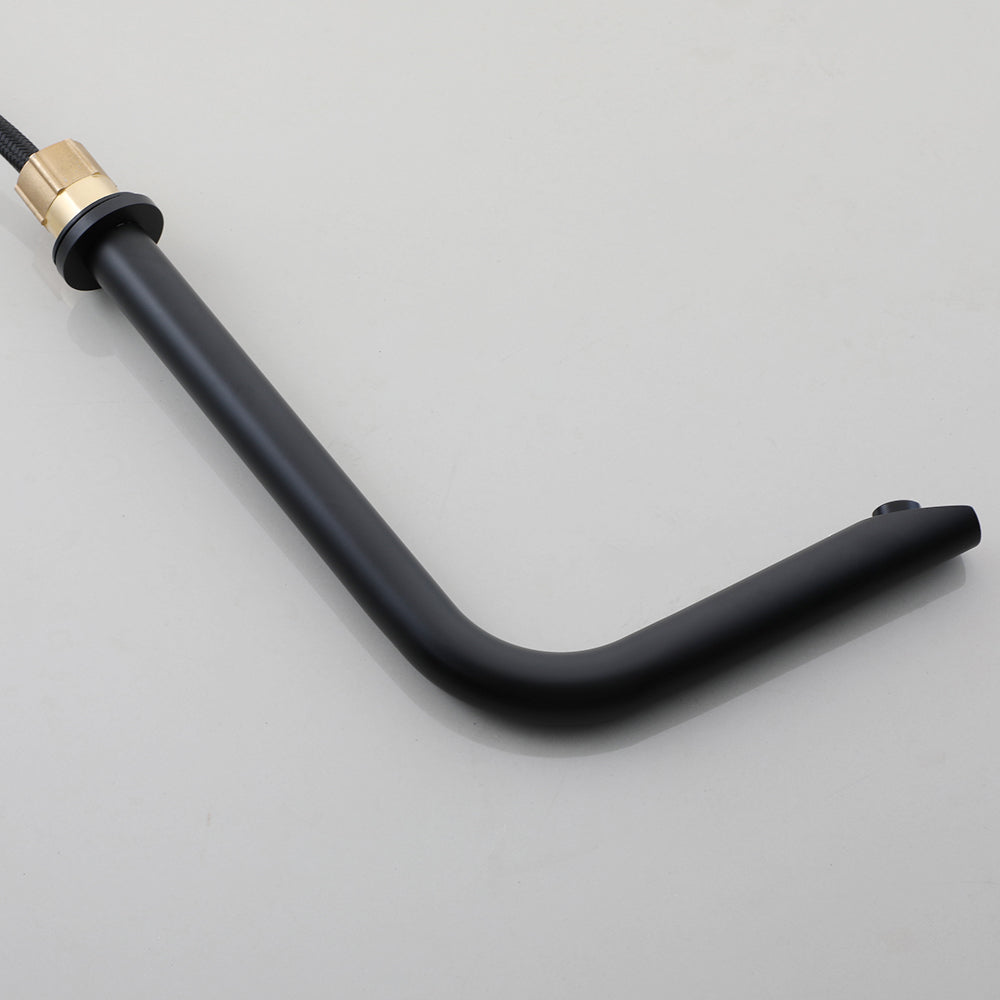Sensomatica sensor wastafelkraan zwart 230 mm