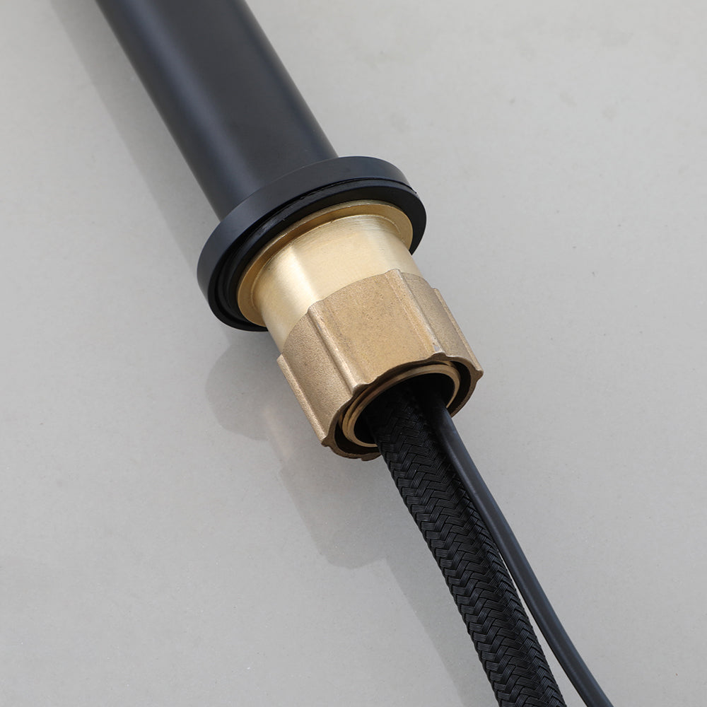 Sensomatica sensor wastafelkraan zwart 160 mm