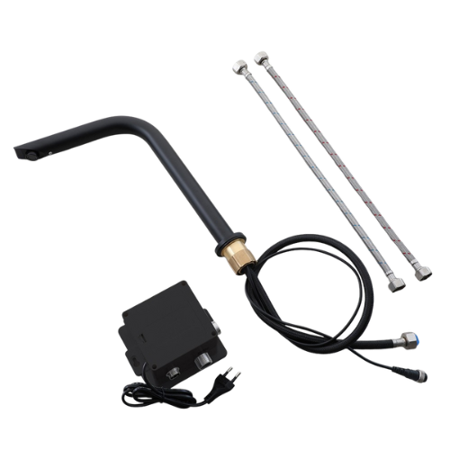 Sensomatica sensor wastafelkraan zwart 160 mm