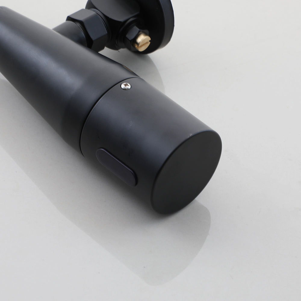 Sensomatica – Schwarzer Urinalsensor, Wandmontage