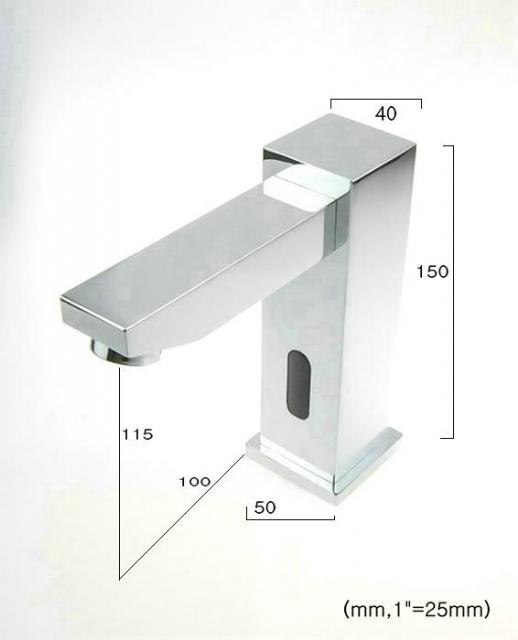 Sensomatica Sensorarmatur Typ Kulm Kaltmodell Chrom