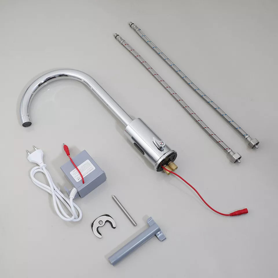 Set Sensomatica chroom sensorkraan