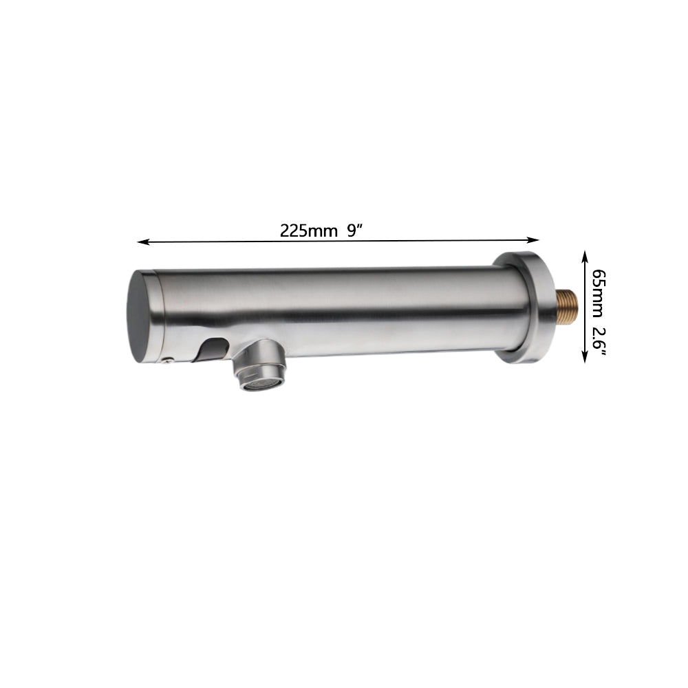 Sensomatica Sensor-Wasserhahnstange 225 mm, Nickel gebürstet