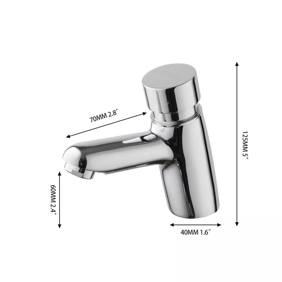 Sensomatica Selbstschluss-Wasserhahn - Chrom