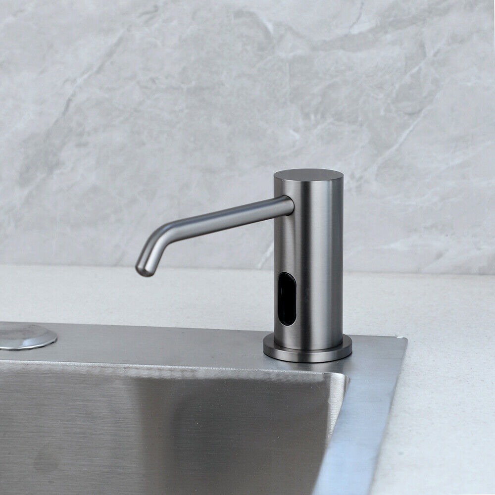 Sensomatica Gun Metal Einbau-Seifenspender mit Sensor