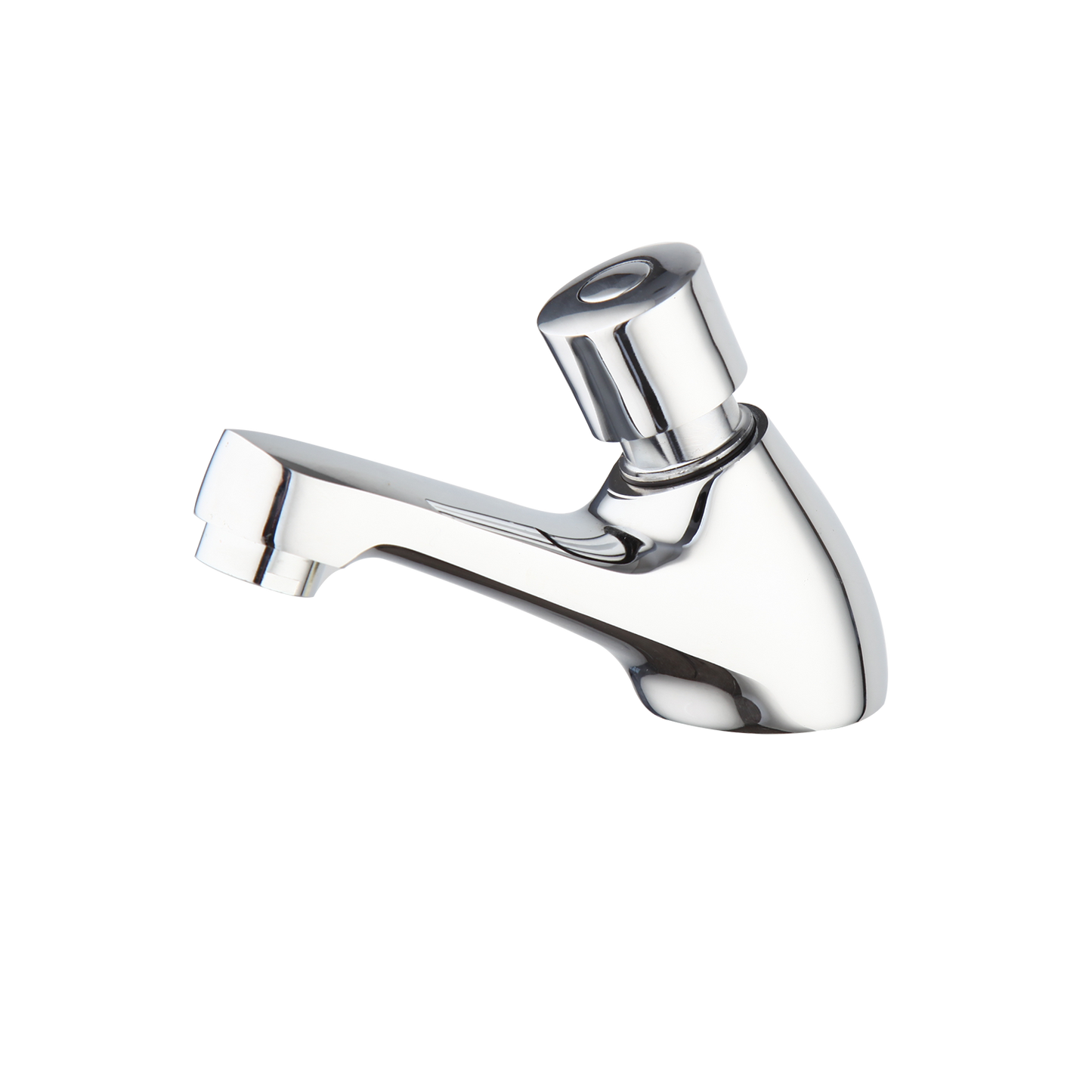 Sensomatica Selbstschließender Chrom-Wasserhahn