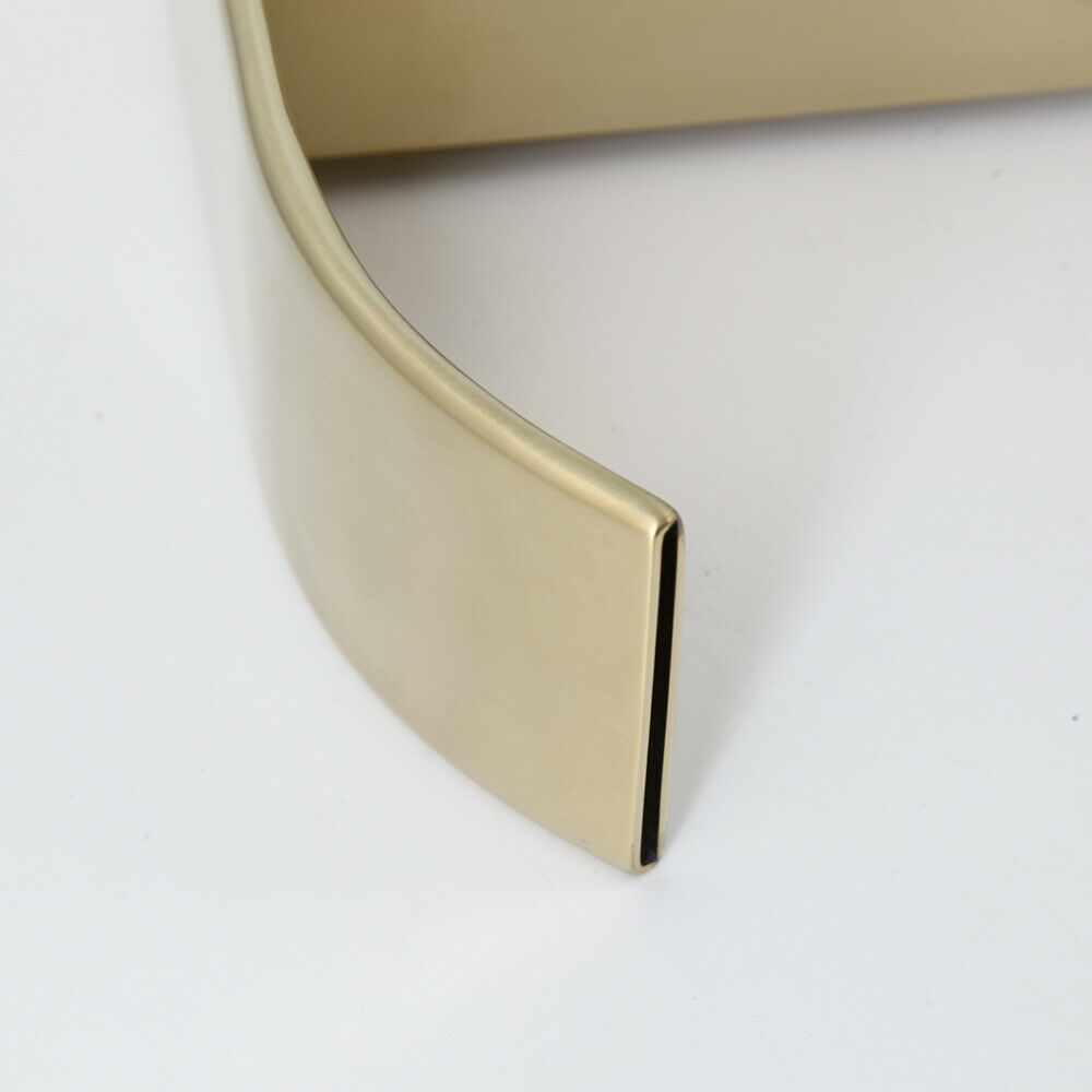 Sensomatica Bent Sensorarmatur gebürstetes Gold Kaltwasserversion