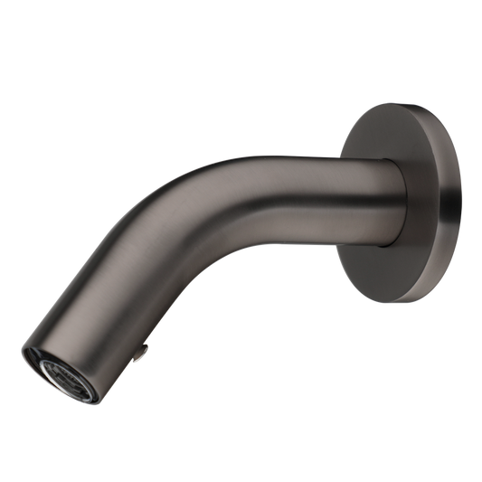 Sensomatica Pesaro Gun Metal Sensorkraan – Kort Model (130 mm)
