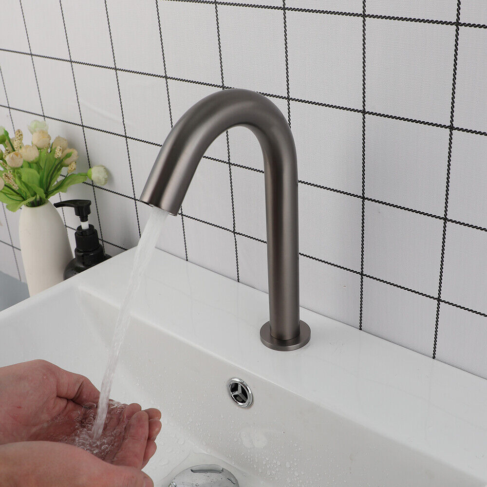 Sensomatica Cesaro Gun Metal 330 MM Kaltwasser-Sensorhahn