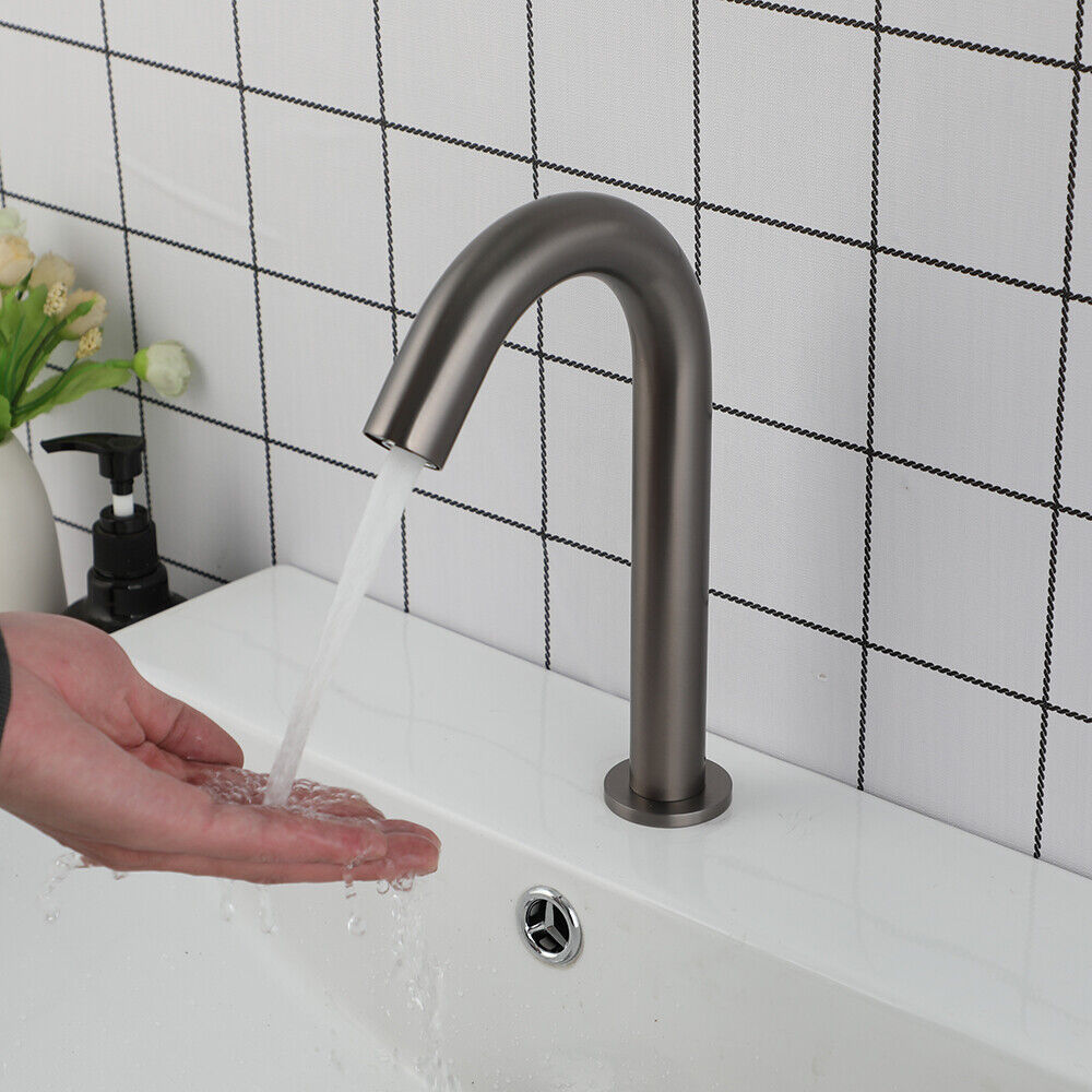 Sensomatica Cesaro Gun Metal 330 MM Kaltwasser-Sensorhahn