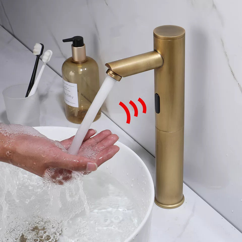 Sensomatica Nostalgic Bronze Sensor Wasserhahn – Hohes Modell