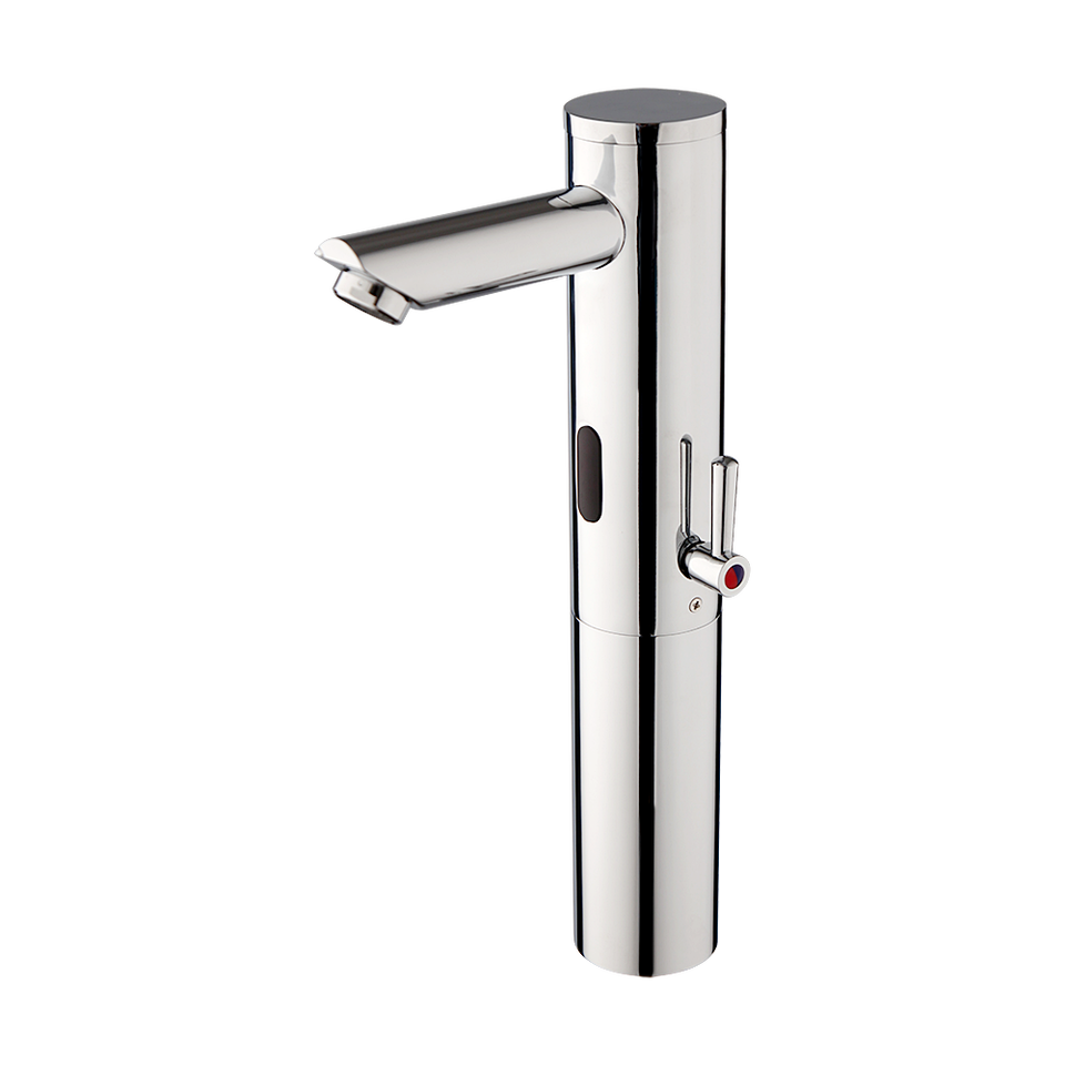 Sensomatica Chrom Sensorarmatur mit Wärmeregler, Modell Scuro