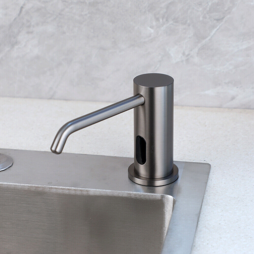Sensomatica Gun Metal Einbau-Seifenspender mit Sensor