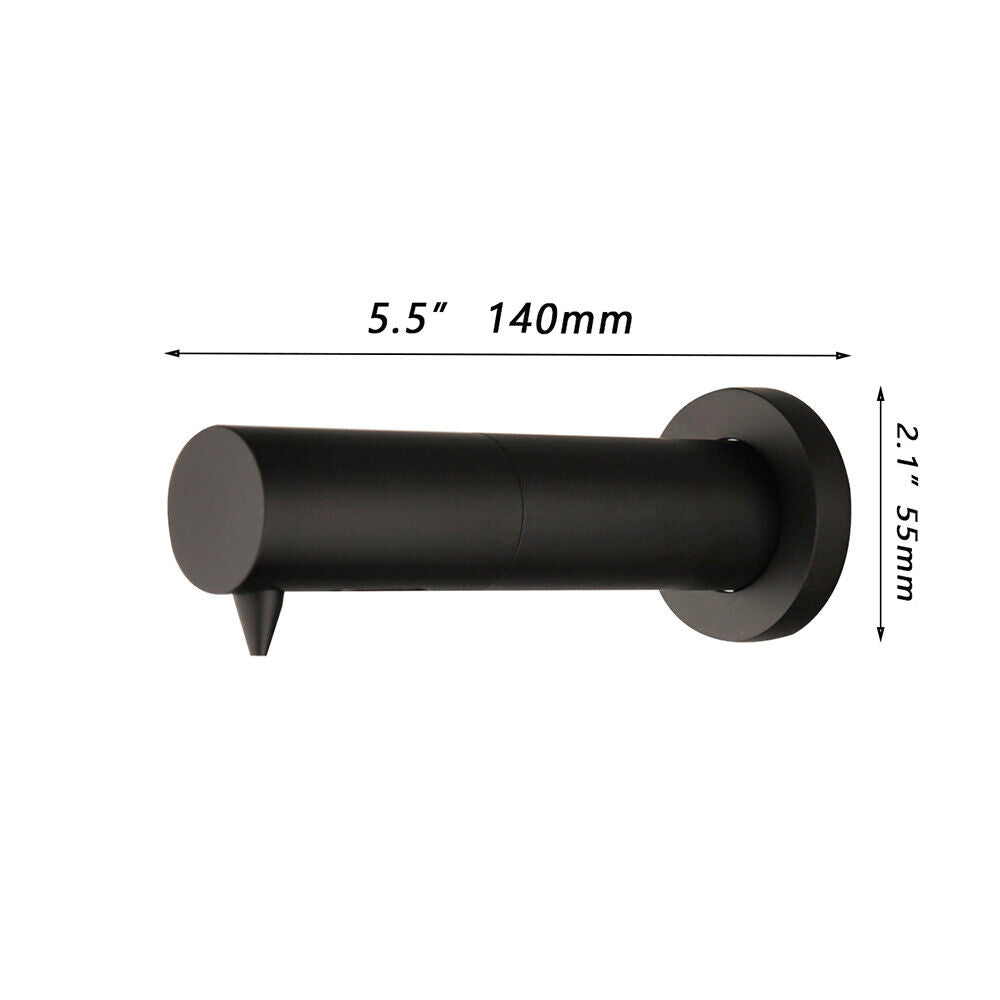 Sensomatica Zwarte sensor zeepdispenser inbouw 1000 ML