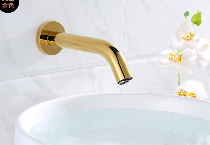 Sensomatica Pesaro Gold-Sensorhahn Modell 130 MM