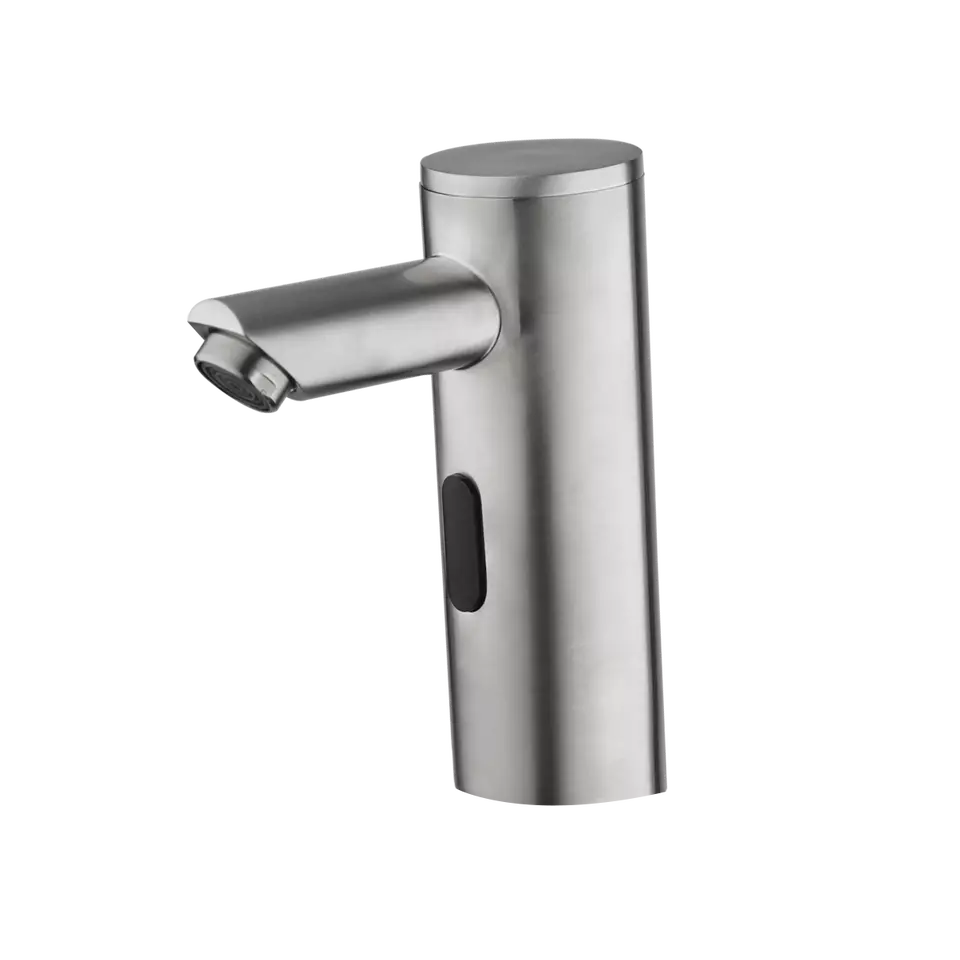 Sensomatica Corto Sensor-Wasserhahn aus gebürstetem Nickel – Kaltwassermodell