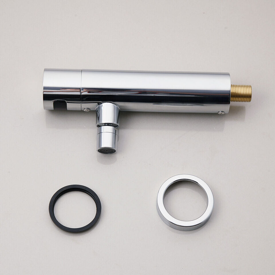Sensomatica Chrom Sensor-Wandarmatur mit beweglichem Auslauf