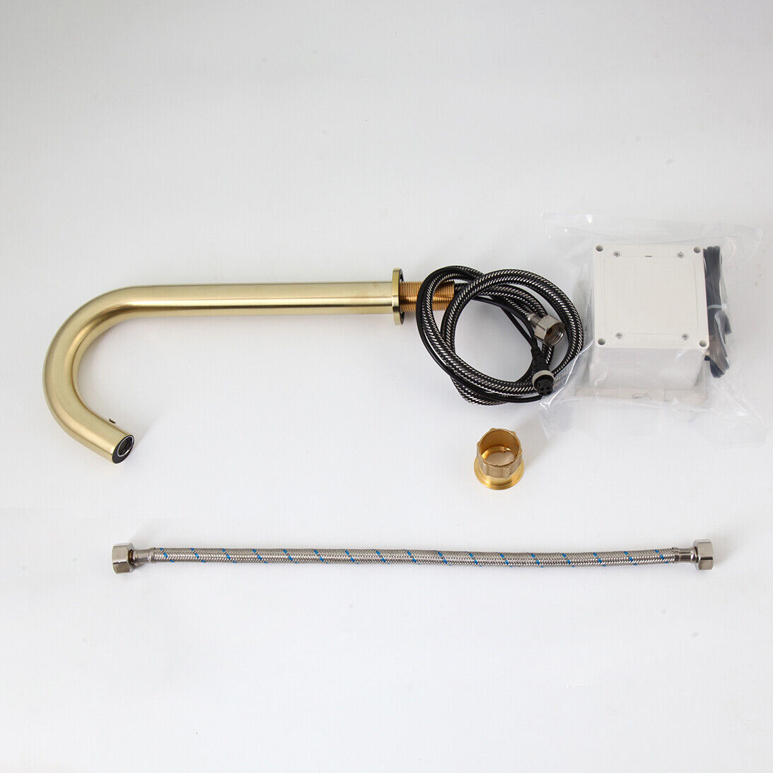 Sensomatica Cesaro Sensor-Wasserhahn, gebürstetes Gold, 330 mm