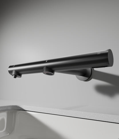 Sensomatica 3-in-1 Sensor Wandkraan – Zwart