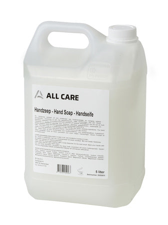 All Care Handzeep Navulling 4x5L Omdoos | Fris geparfumeerde parelmoer zeep