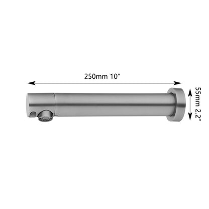 Sensomatica Baltic Geborsteld Nikkel Sensorkraan Muurmontage