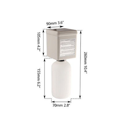 Brushed nickel sensor soap dispenser Sensomatica